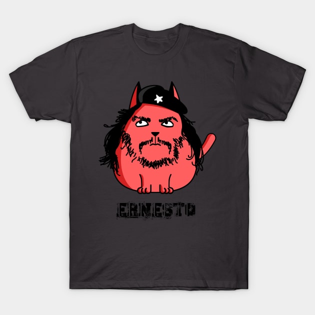 Ernesto the Cat T-Shirt by JORDYGRAPH